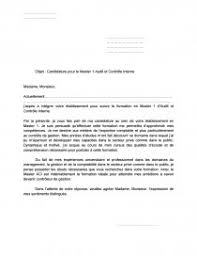 Elle indique vos points forts et ce qui vous a incité à rejoindre cette entreprise. Lettre Motivation Pour Master 1 Audit Et Controle Interne Lettre Type Djanfar