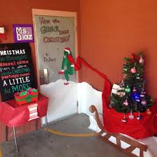 How The Grinch Stole Christmas Door Read Across America Dr Seuss Door Funny Christmas Decorations Dr Seuss Decorations Door Decorations Classroom