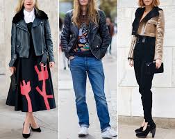 6 Unexpected Ways To Style A Leather Jacket For Fall 2020 Edgy Leather Jacket Classy Trousers Jackets