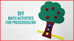 Count objects in everyday contexts. Diy Math Activities For Preschoolers Youtube