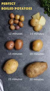 boiled potatoes