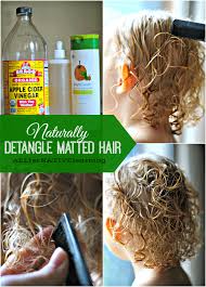 How To Detangle Matted Hair Matted Hair Diy Hair Detangler Spray Diy Hair Detangler