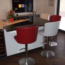 Leather bar stools with backs. Doris Adjustable Bar Stool 20 Colours Of Real Leather Breakfast Bar Stools