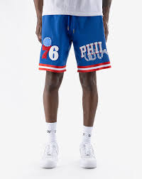 Philadelphia 76ers basketball shorts white. Pro Standard Philadelphia 76ers Pro Team Shorts Mens Clothes Snipes Usa