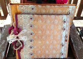 Invitations, stationery, everything in between. Wedding Guest Book And Photograph Album Indian Inspired Vintage Style On Luulla