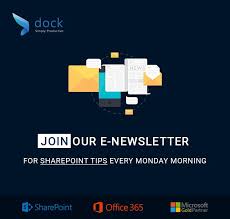 Sign Up For Sharepoint Office 365 Tips Every Monday Morning Just To Cheer You Up Https Www Mydock365 Com Sharepoint Sharepoint Office 365 Tips