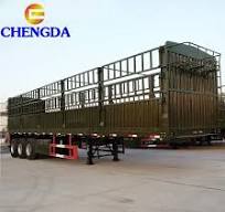 3 Axle Fencing Fence Panels Cargo Semi Trailer