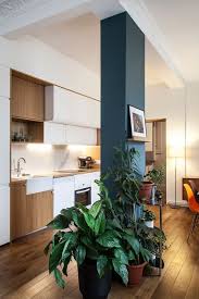 Appartement Paris 9 Un 63 M2 Entre Nature Et Deco Tendance Colonnes Interieures Architecte Interieur Appartement