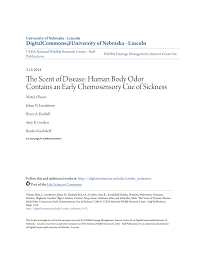 Its functions are stopped by death. Pdf The Scent Of Disease Human Body Odor Contains An Early Chemosensory Cue Of Sickness