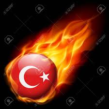 Maybe you would like to learn more about one of these? Flagge Der Turkei Als Runde Glanzende Ikone Brennen In Flamme Lizenzfrei Nutzbare Vektorgrafiken Clip Arts Illustrationen Image 46641439