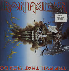 The evil that men do lives after them; Iron Maiden The Evil That Men Do Ex Uk 12 Vinyl Single 12 Inch Record Maxi Single 726