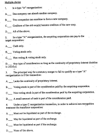 Continuity of interest is measured as of january 2 (the day prior to signing), using the ceiling price of … full article……via measuring continuity of interest in reorganizations — the harvard law. Solved Please Answer The 1 4 Multiple Choice Questions T Chegg Com