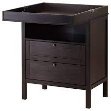 Usually made from wood, it looks similar to a sideboard or shelving. Sundvik Changing Table Chest Black Brown Ikea Changing Table Baby Changing Tables Ikea Sundvik