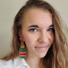 Tequila Earrings, Tequila Bottle Party Earrings, Seed Bead Party Earrings,  Beaded Party Earrings, Gold Tequila Earrings, Beaded Earring Gift