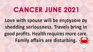 If you are experiencing financial problem in your life or the money you earn from your job or other sources does not stay longer and you face financial misery, cancer money predictions is an exact prediction service you should opt for.2021 cancer money and finance horoscope is a. Cancer Horoscope Predictions For June 2021 Youtube