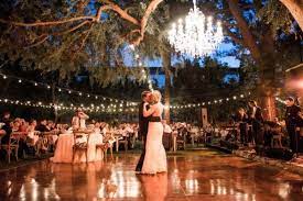 Romantic Backyard Wedding By Robert Evans Karson Butler Events Inspired By This Romantic Backyard Backyard Wedding Lighting Dance Floor Wedding