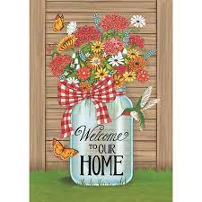Custom lawn flags small american flag small garden flags small yard flags customized. Garden Flag Decorative Banners Flags At Lowes Com