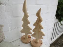 2 Tannenbaume 25 29 Cm Holz Natur Unbehandelt Weihnachtsdeko Holz Holz Basteln Weihnachten Holzarbeiten Zu Weihnachten