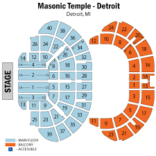 Masonic Temple Detroit Tickets Schedule Seating Chart Directions