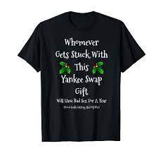 Amazon.com: Terribly Funny Yankee Swap Curse Shirt : Clothing, Shoes &  Jewelry