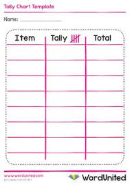 7 best tally chart images math activities kindergarten