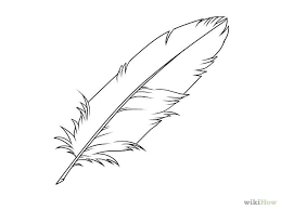 How To Draw A Feather Feather Drawing Feather Sketch Feather Painting