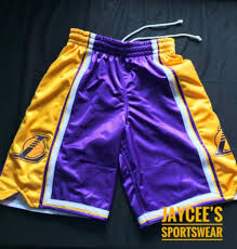 Get the latest in basketball gear from top brands like nike, adidas & under armour. Lakers Basketball Short Purple Men S Fashion Activewear On Carousell