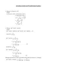 Check spelling or type a new query. Contoh Soal Dan Jawaban Transformasi Laplace Pdf