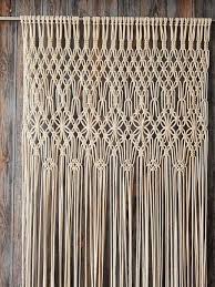 Weihnachtsdeko Selbermachen Mit Der Druckvorlage Von Muckout Macrame Door Curtain Macrame Curtain Diy Screen Door