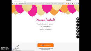 Create invitation card with your photo, name, piece of art or personalized invitation message/text. How To Create A Simple Email Invitation Youtube