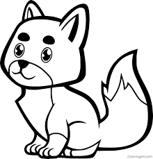 This high quality transparent png images is totally free on pngkit. Cute Fox Coloring Pages Coloringall