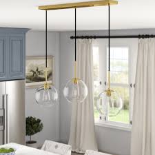 Track lights track lighting is a common lighting solution for sloped ceilings. Kitchen Island Sloped Ceiling Adaptable Pendant Lighting You Ll Love In 2021 Wayfair