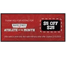 Rapid Fired Pizza Athlete Of The Month Thank You Page Vnn