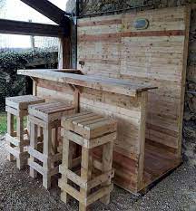 There Is No Excuse Not To Design Your Own Diy Pallet Deck Furniture With The Amazing Design Ideas We Are A Pallet Bar Diy Wood Pallet Furniture Wood Pallet Bar