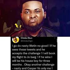 Naija Artworld Network🇳🇬🌍🔥 _ "If nasty C win me for Rapbattle, i go be  hin houseboy for 3months" says, Rapper, Chinko ekun🎵🎶 _ #Hyping  #tunjiforeverybody #freshgist