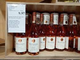 2017 Benziger Rose 9 97 Costco Clearance Alcoholic Drinks Wine Bottle Rose Wine Bottle