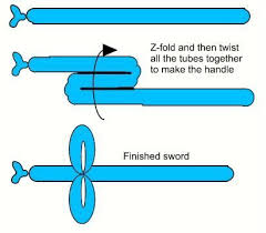 Diy Balloon Sword Balloon Diy Sword Ninja Geburtstag Piratenparty Piratengeburtstag