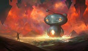 All Hail Snoo Reddit Socialmedia Redditart Art Noah Bradley 4k Wallpaper Pc