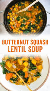 Superfood Butternut Squash Lentil Soup A Couple Cooks Recipe Lentil Soup Recipes Butternut Squash Stew Vegan Butternut Squash Soup