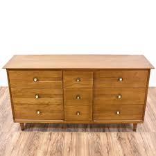 This Mid Century Modern Dresser By La Period Furniture Co Mfg Is Featured In A Solid Wo Mid Century Modern Dresser Vintage Chest Of Drawers Period Furniture