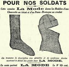 Résultat de recherche d'images pour "chaussettes de soldats 1ère guerre mondiale"