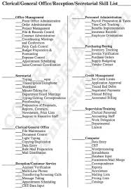 officer manager resume skills list