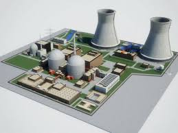 Nuclear Power Plant 3d Model Nuclear Power Power Plant Nuclear Power Plant