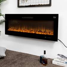 Find a qualified residential electrician from our team to efficiently. Oak Plus 50 L Wall Mounted Or Recessed Electric Fireplace With 9 Color Oakplusllc