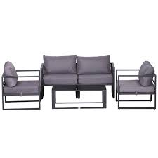 We did not find results for: Outsunny 4pcs Garden Sofa Set 2 Single Armchair 1 Bench Side Table Set Aluminum Frame Patio Furniture With Cushions Buy Online In El Salvador At Elsalvador Desertcart Com Productid 188201668
