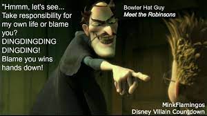 Bowler Hat Guy How Does He Stack Up To Other Disney Villains Check Out The Countdown Http Minkflamingos Com Disney Villains Meet The Robinson Villain Quote