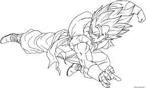 Voir plus d'idées sur le thème dessin, dragon ball, dragon. Coloriage Dragon Ball Z Gogeta Dessin Dragon Ball Z A Imprimer