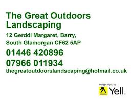 Evaluations of great outdoors landscaping llc: The Great Outdoors Landscaping Barry Landscapers Yell