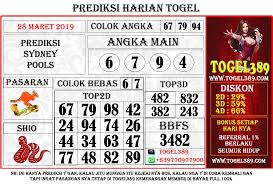 Prediksi Sydney 28 Maret 2019 Sydney Dewi Bulan Hobi
