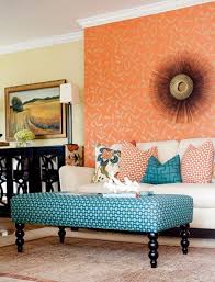 Mixing Patterns How To Decorate Like A Pro Living Room Orange Teal Living Rooms Teal Living Room Decor